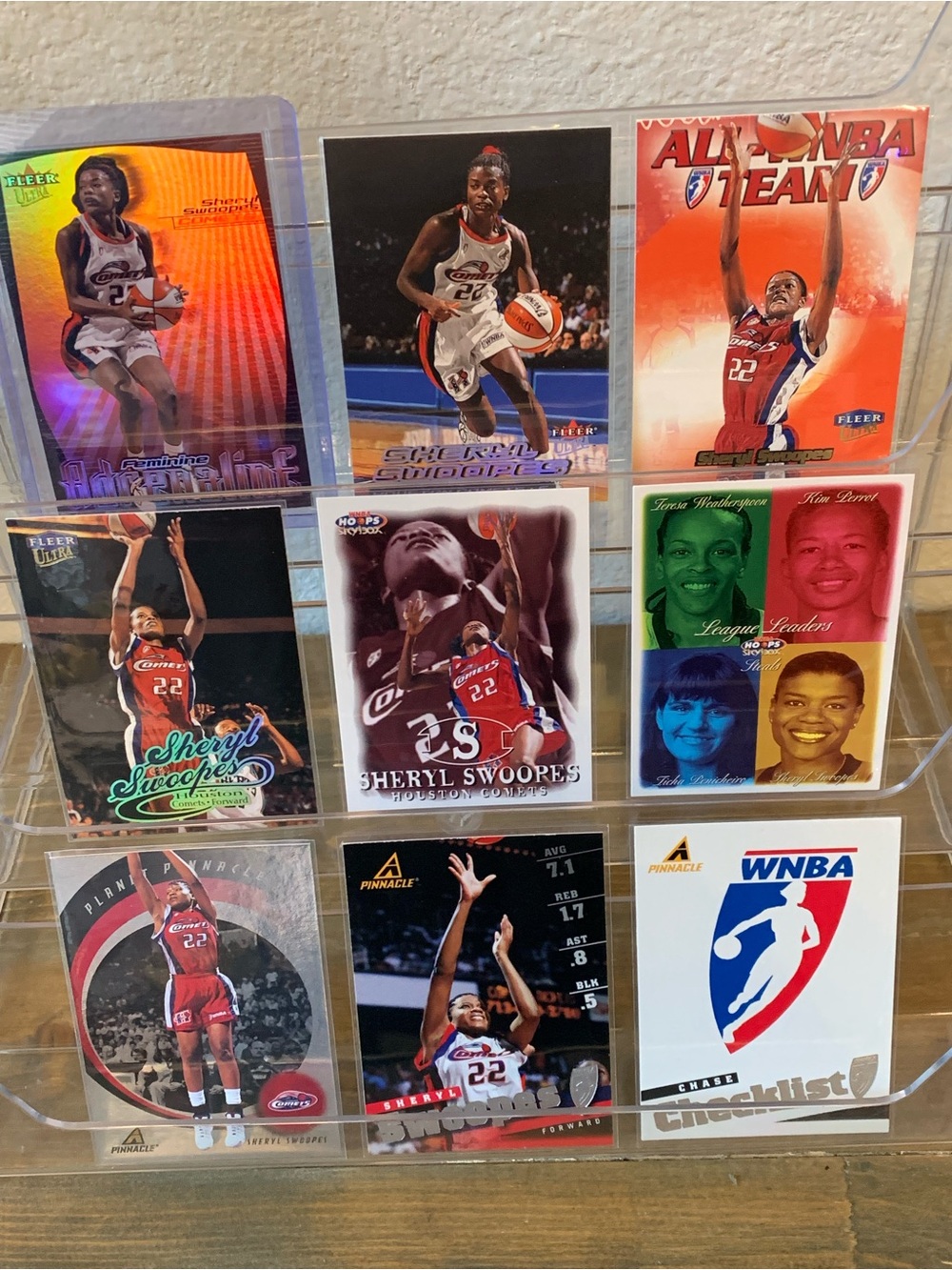 Sheryle Swoopes #22 WNBA 1998-2000 Basketball Cards - Lot: 9